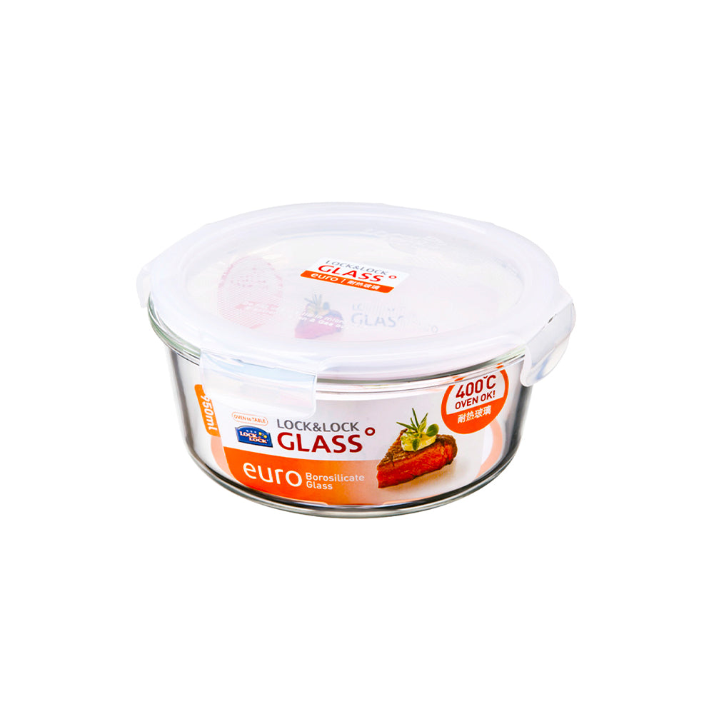 Envase Hermético Vidrio 950 ml Boroseal Euro Redondo