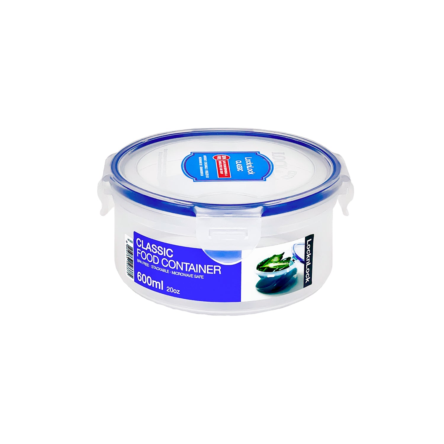 Envase Hermético Redondo 600 ml