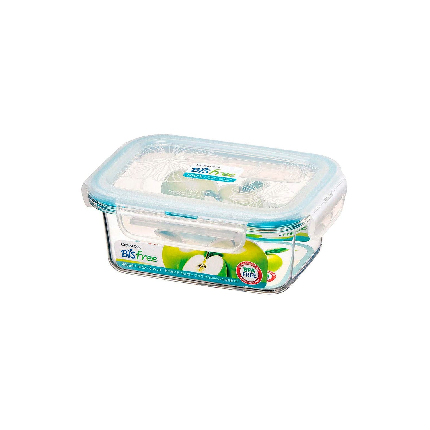 Envase Tabletop Tritan Rectangular 460 ml