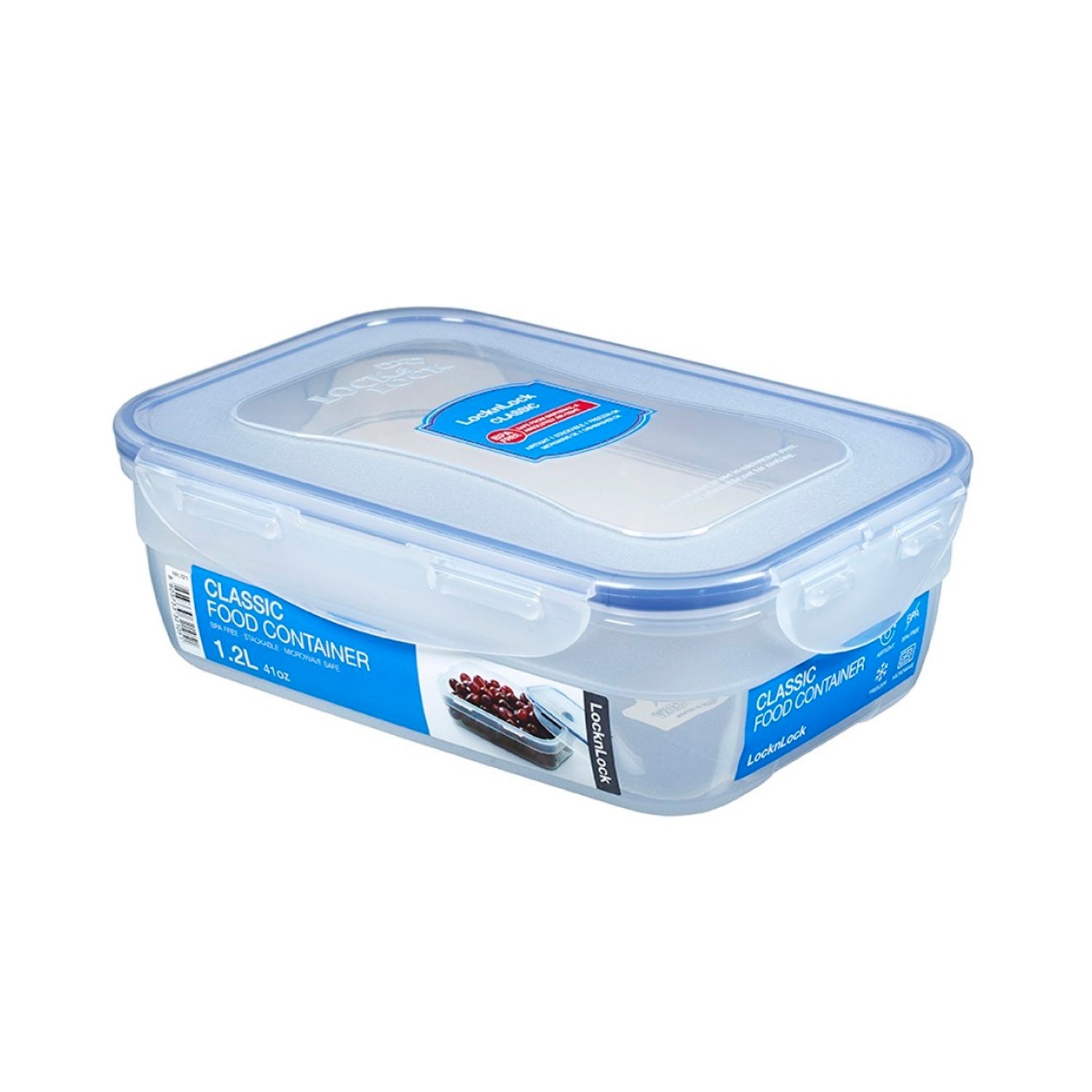 Envase Hermético Rectangular 1.2 L Classic
