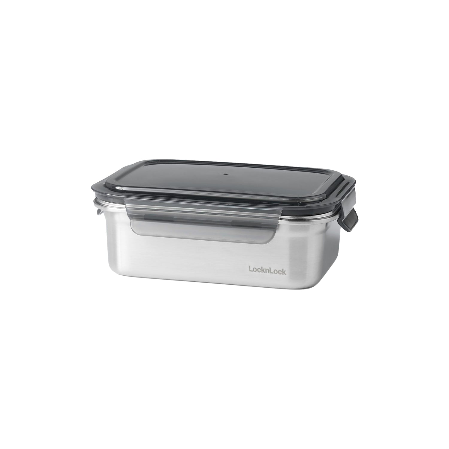Envase Hermético Acero Rectangular Bajo 600 ml