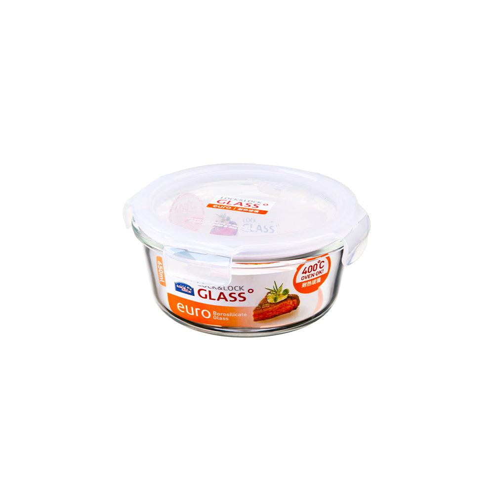 Envase Hermético Vidrio 650 ml Boroseal Euro Redondo