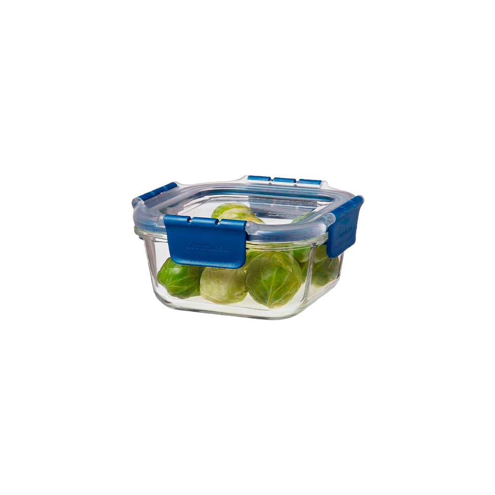 Envase Hermético Vidrio 500 ml Topclass Cuadrado