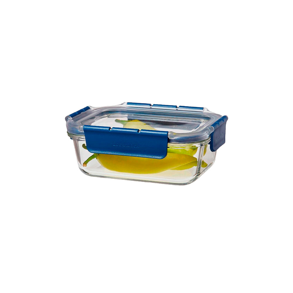 Envase Hermético Vidrio 630 ml Topclass Rectangular