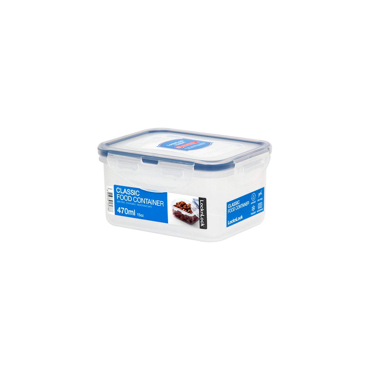 Envase Hermético Rectangular 470 ml