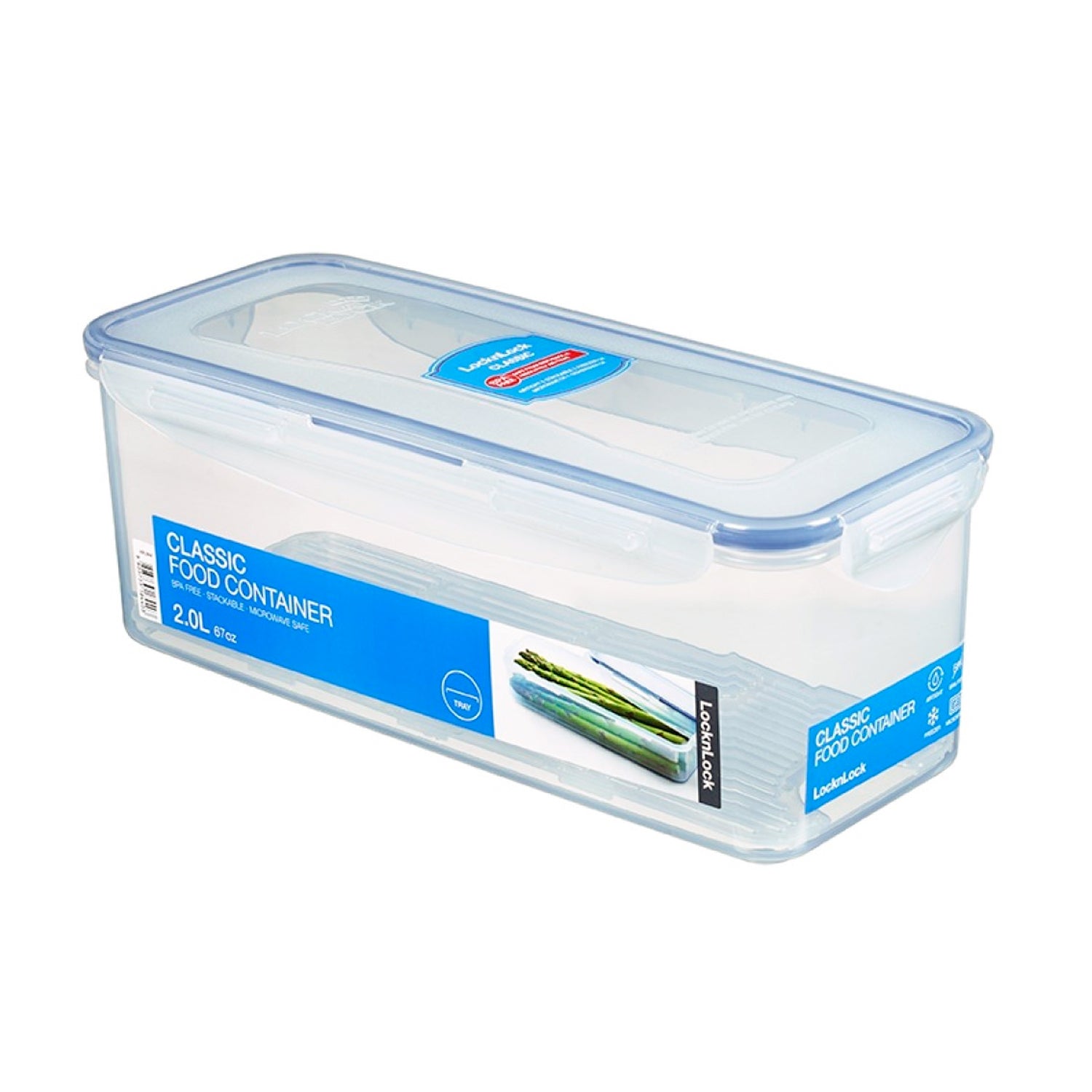 Envase Hermético Multiuso Largo 2 L