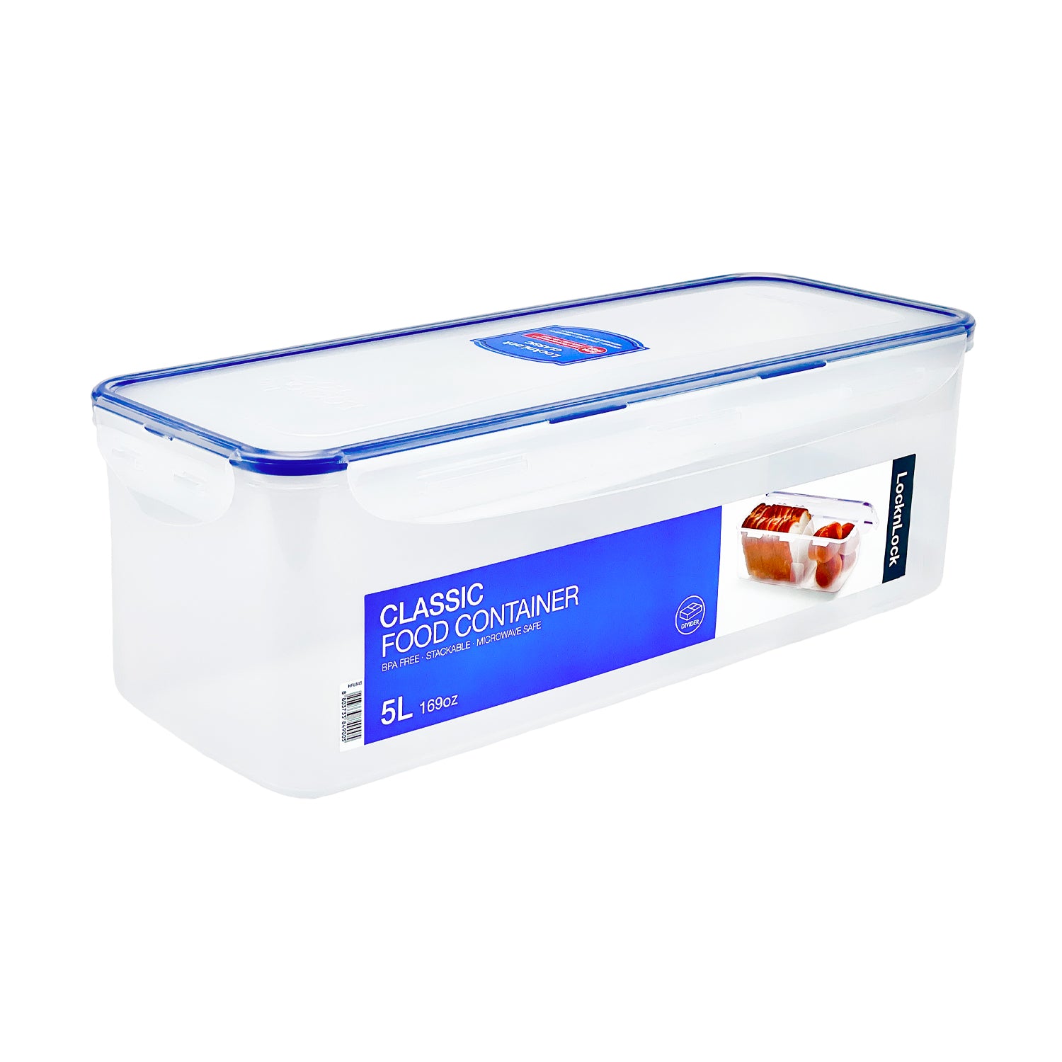 Envase Rectangular para Pan 5 L