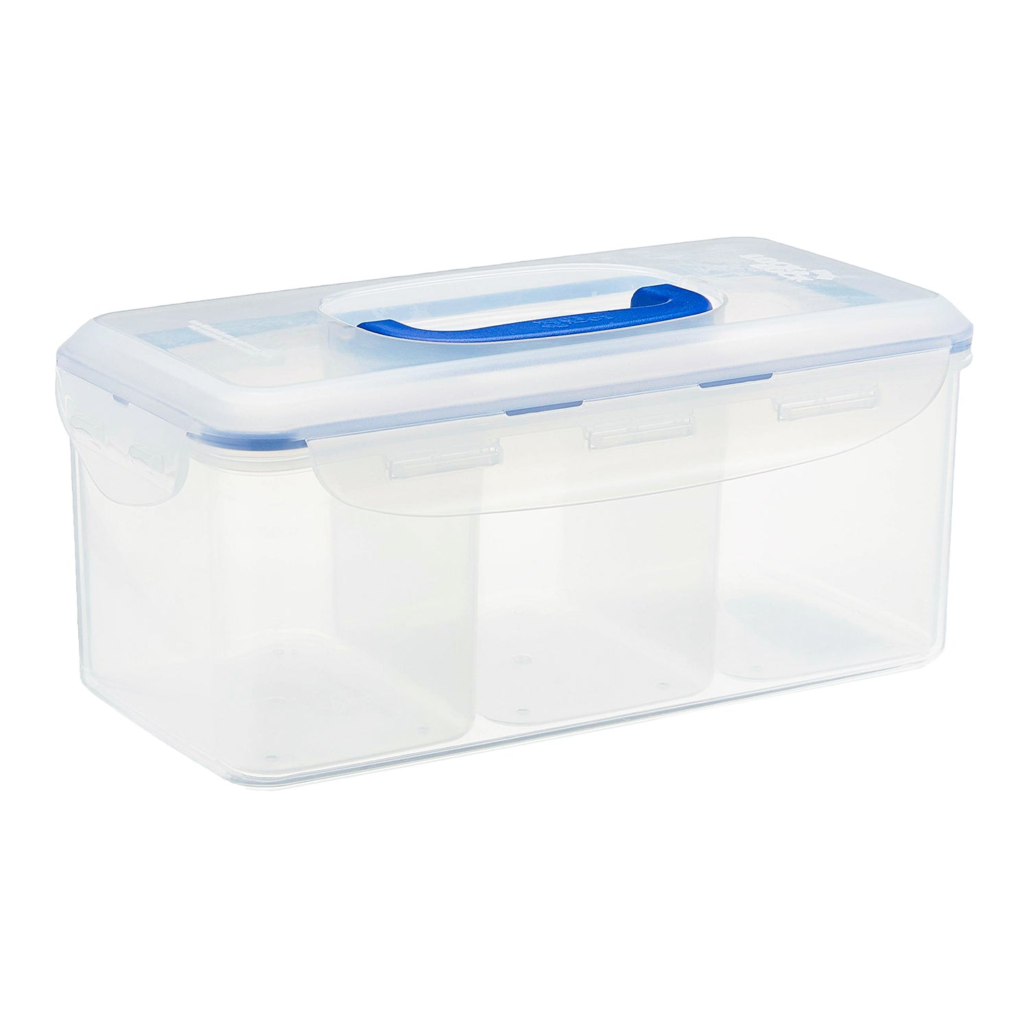 Envase Hermético Largo 3.4 L 3 Divisiones