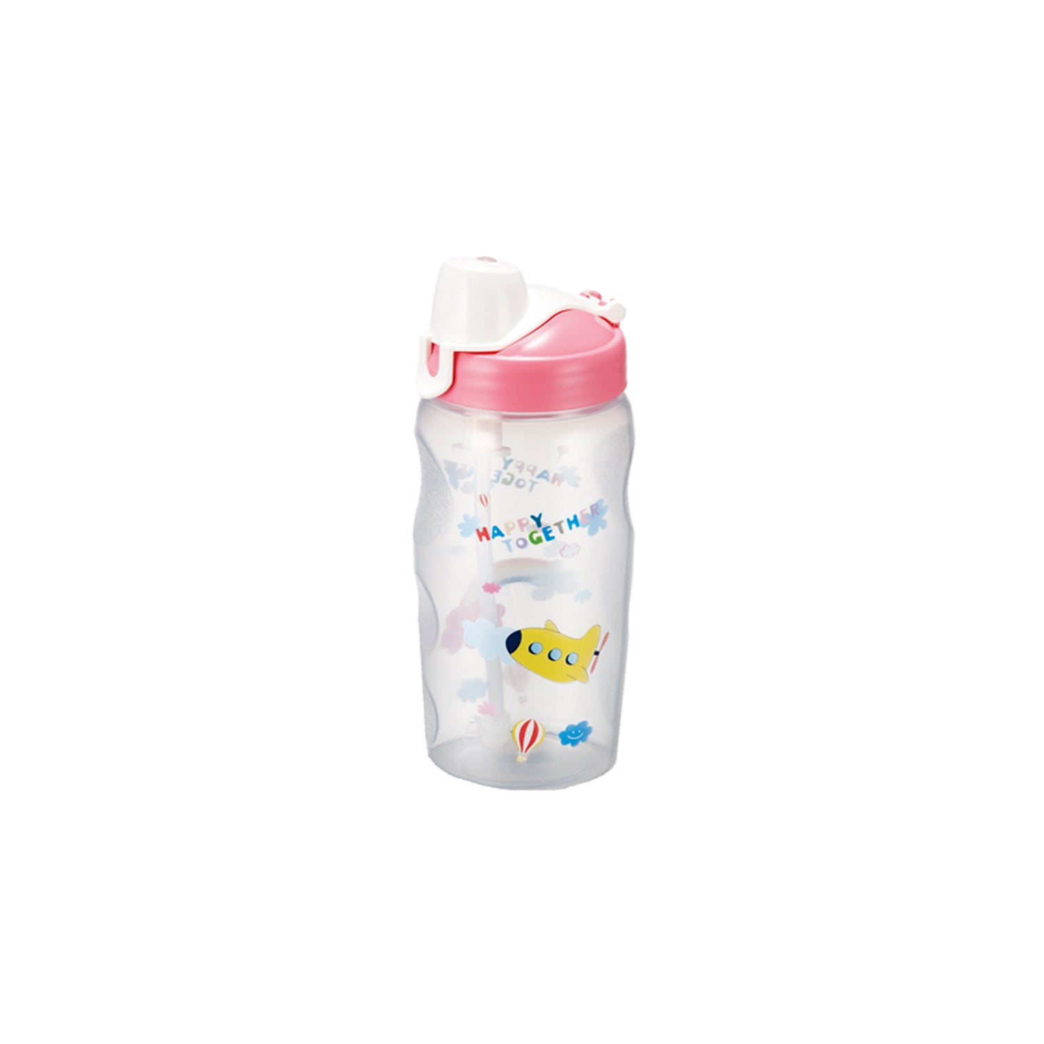 Botella Infantil Decorada 350 ml Rosada