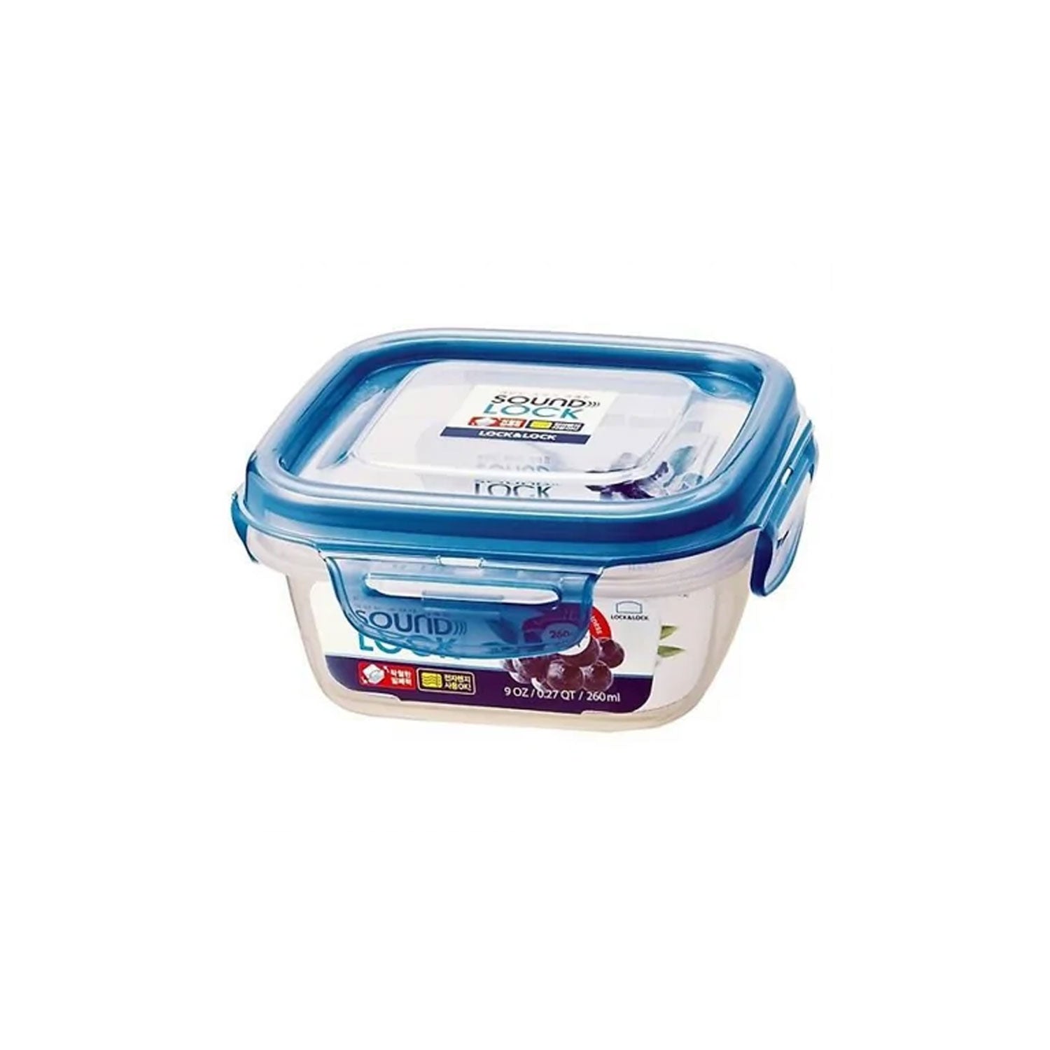 Envase Soundlock Cuadrado 260 ml