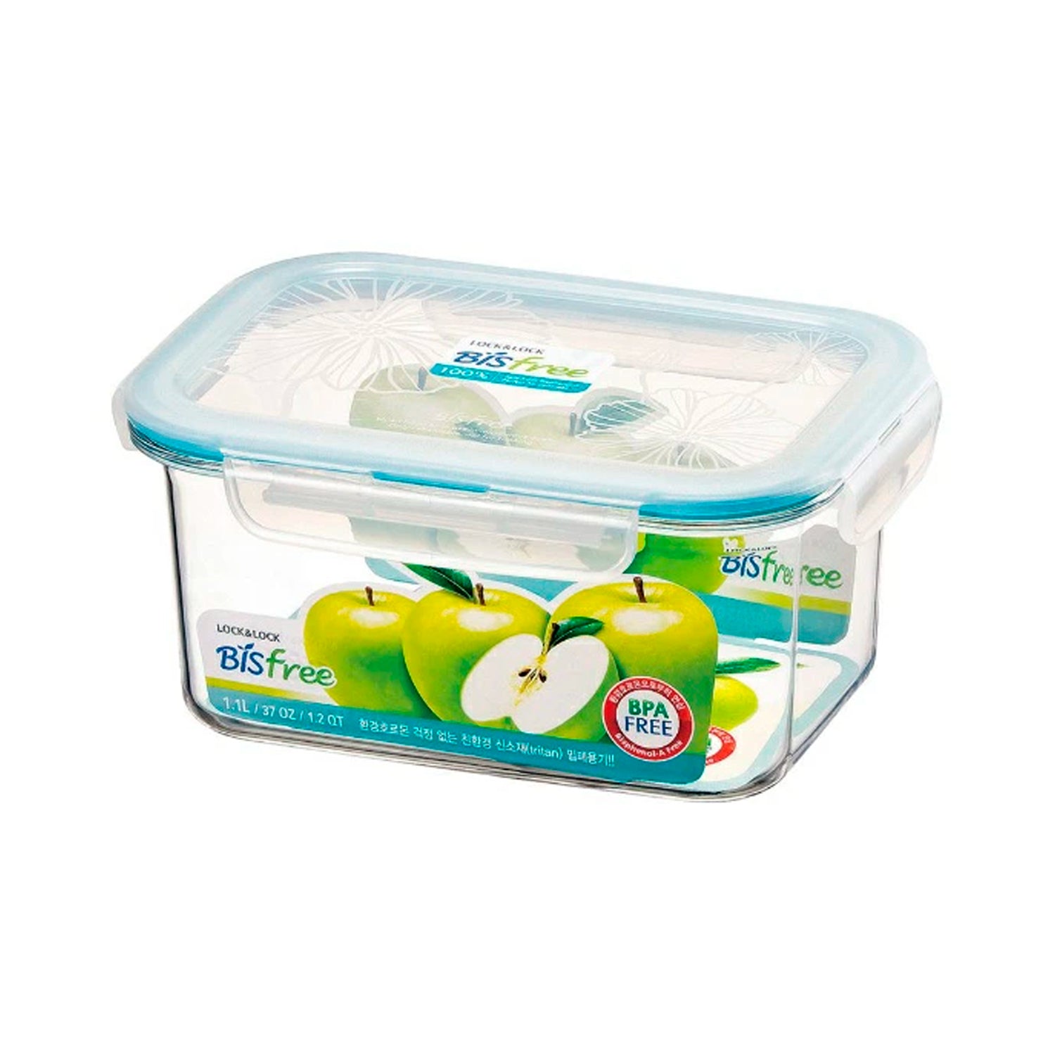 Envase Tabletop Tritan Rectangular 1.1 L