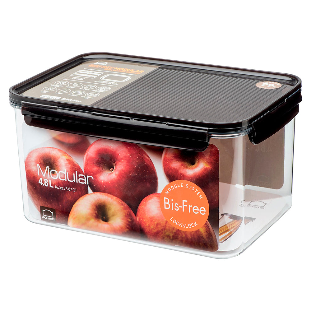 Envase Modular Tritan Rectangular 4.8 L