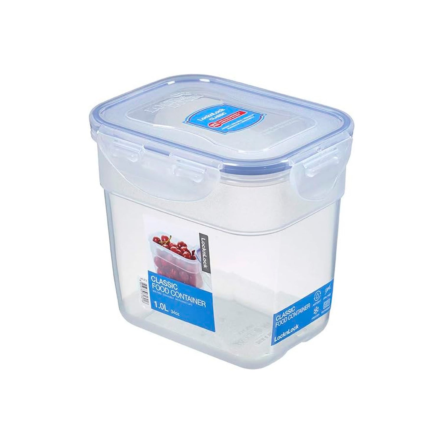 Envase Hermético Rectangular 1 L Classic Alto