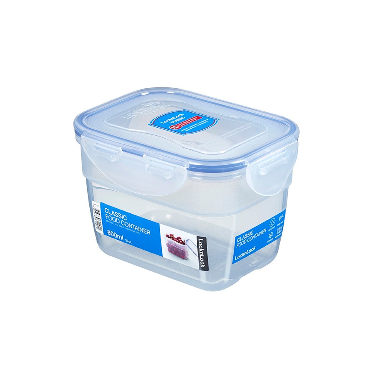 Envase Hermético Rectangular 800 ml Classic