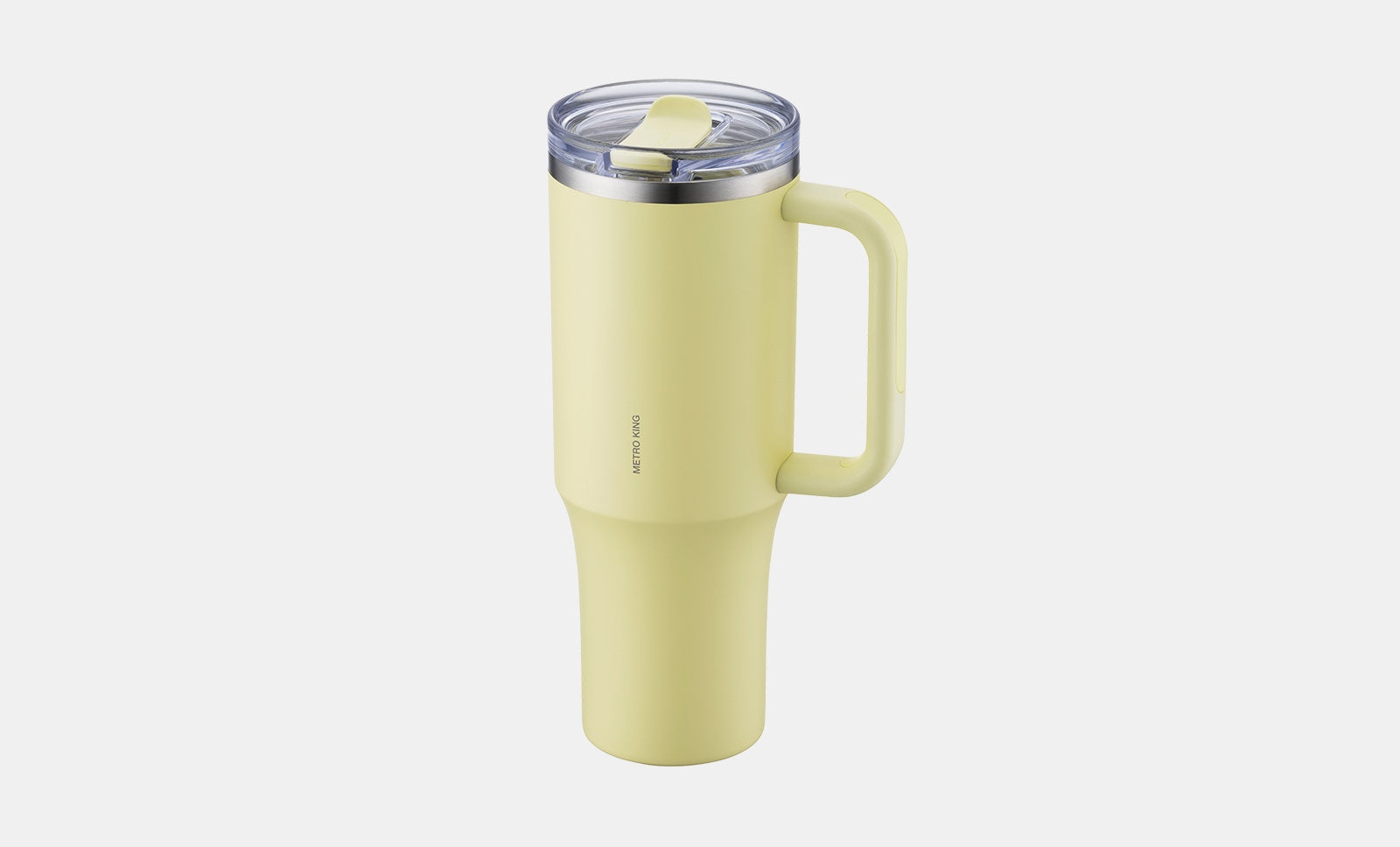 Termo Acero Metro King 1.2 L Amarillo Pastel